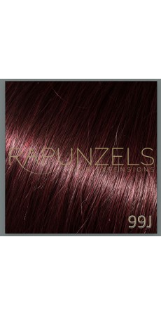 1 Gram 18" Micro Loop Colour #99J Cheryls Burgundy (25 Strands)